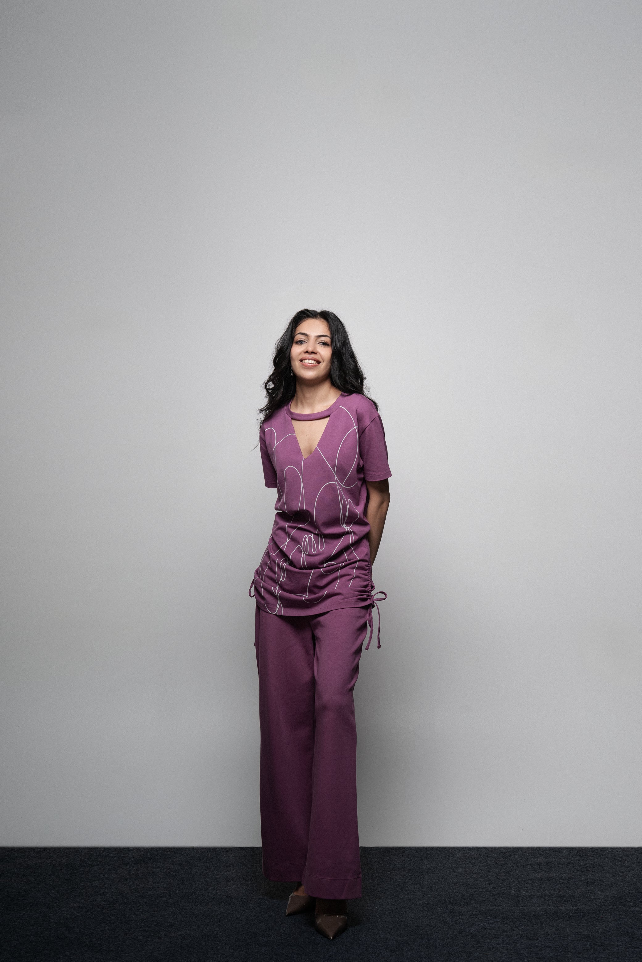 TGIR T-shirt Dress + Back off Joggers